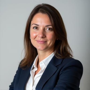 Professionelles Porträt von Lena Vogel, Leiterin Fintech